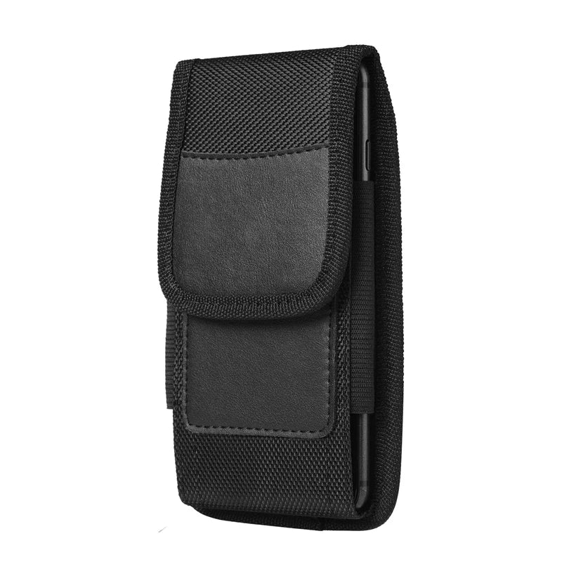 Bolsa para celular com clipe de cinto e capa para celular de 3,5 a 6,3 polegadas, capa Oxford para iPhone 12, 11 Pro SE 2020, 8, 7, 6 Plus, Samsung