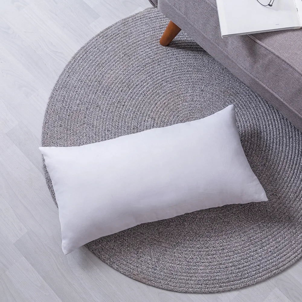 Almofada de encosto rebatível branca padrão, núcleo de almofada para sofá, assento de carro, decoração de interiores para casa, almofadas 30x30/40x40/45x45/60x80cm