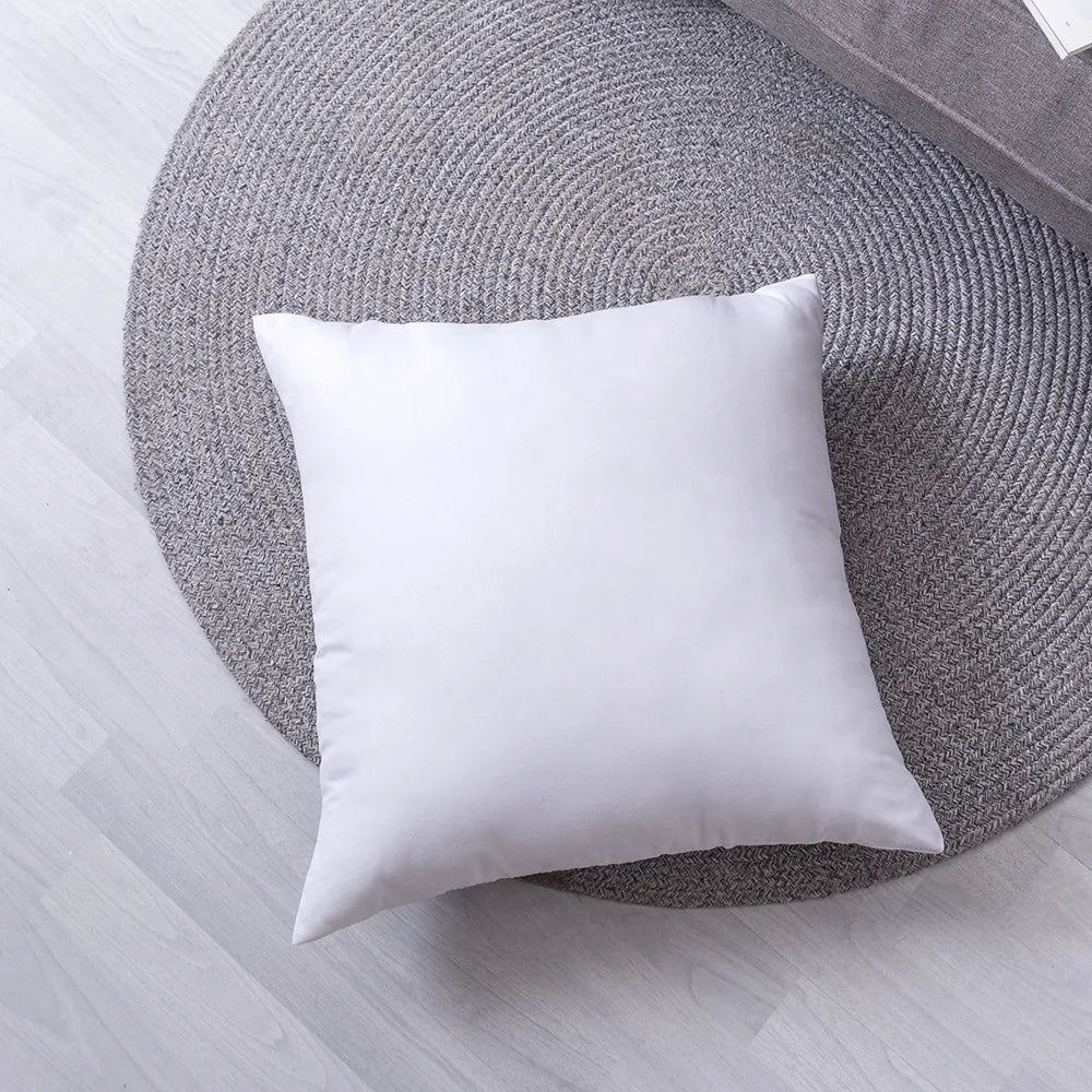 Almofada de encosto rebatível branca padrão, núcleo de almofada para sofá, assento de carro, decoração de interiores para casa, almofadas 30x30/40x40/45x45/60x80cm
