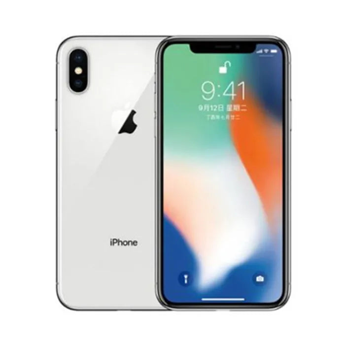 Apple iPhone X original desbloqueado, Face ID, 64 GB/256 GB de ROM, 5,8", 3 GB de RAM, 12 MP Hexa Core, iOS A11, câmera traseira dupla, 4G LTE, celular