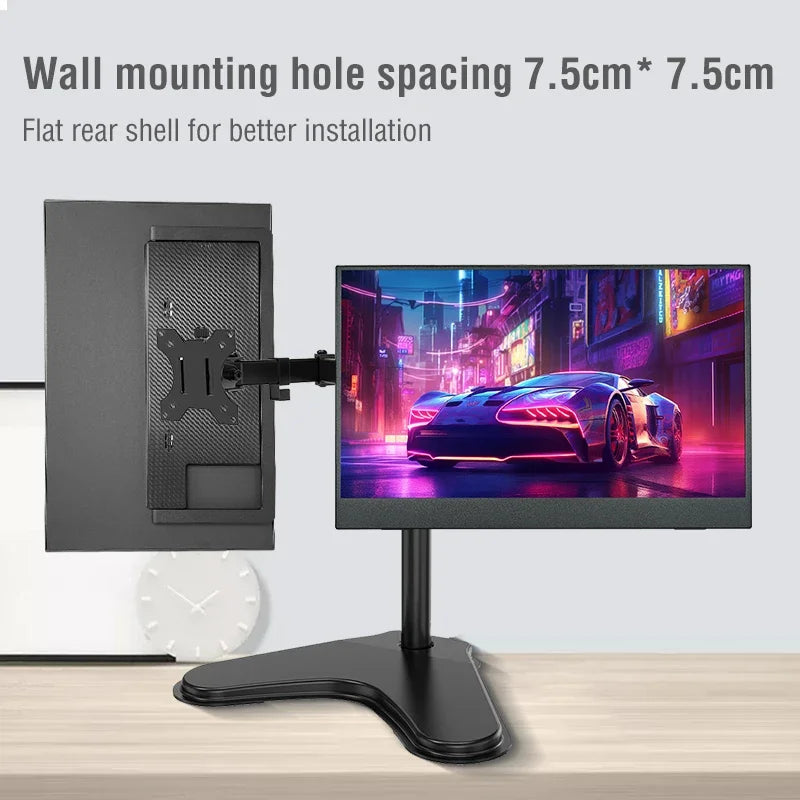 Anmite 16 polegadas 2K monitor portátil 165Hz/130Hz 1600P HDR luz azul baixa para XBox PS4 / 5 Switch telefone celular PC Loptop extensão