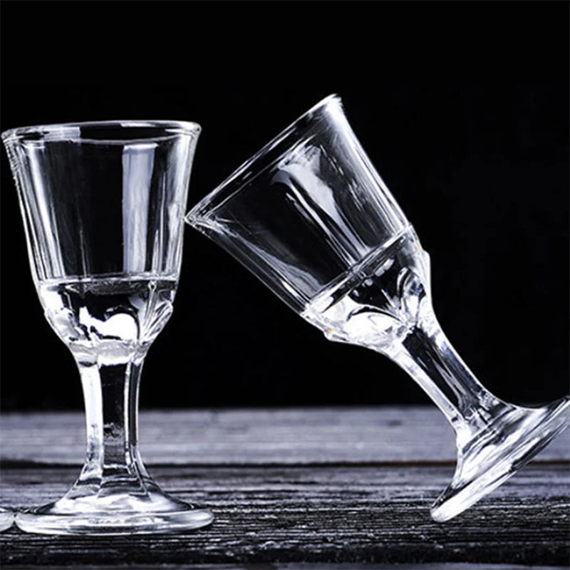 6 peças de copos de shot de 10ml, copos de vidro com pequena capacidade para bebidas destiladas, dispensador de vinho, copos transparentes para atacado, utensílios para bebidas