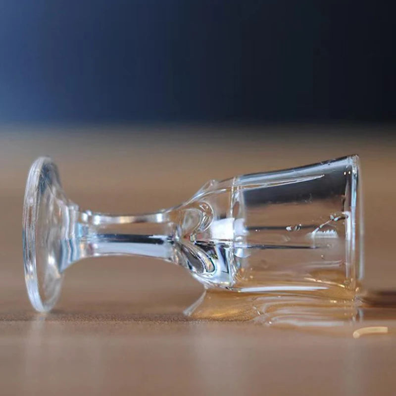 6 peças de copos de shot de 10ml, copos de vidro com pequena capacidade para bebidas destiladas, dispensador de vinho, copos transparentes para atacado, utensílios para bebidas