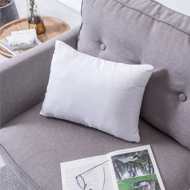 Almofada de encosto rebatível branca padrão, núcleo de almofada para sofá, assento de carro, decoração de interiores para casa, almofadas 30x30/40x40/45x45/60x80cm
