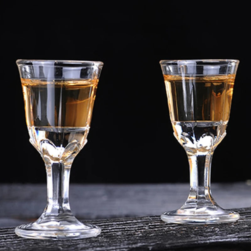 6 peças de copos de shot de 10ml, copos de vidro com pequena capacidade para bebidas destiladas, dispensador de vinho, copos transparentes para atacado, utensílios para bebidas