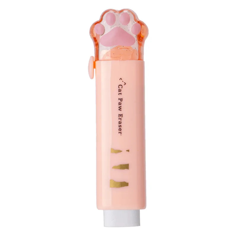 Borracha retrátil kawaii gato fofo coreano papelaria borracha desenho borrachas material escolar infantil escritório