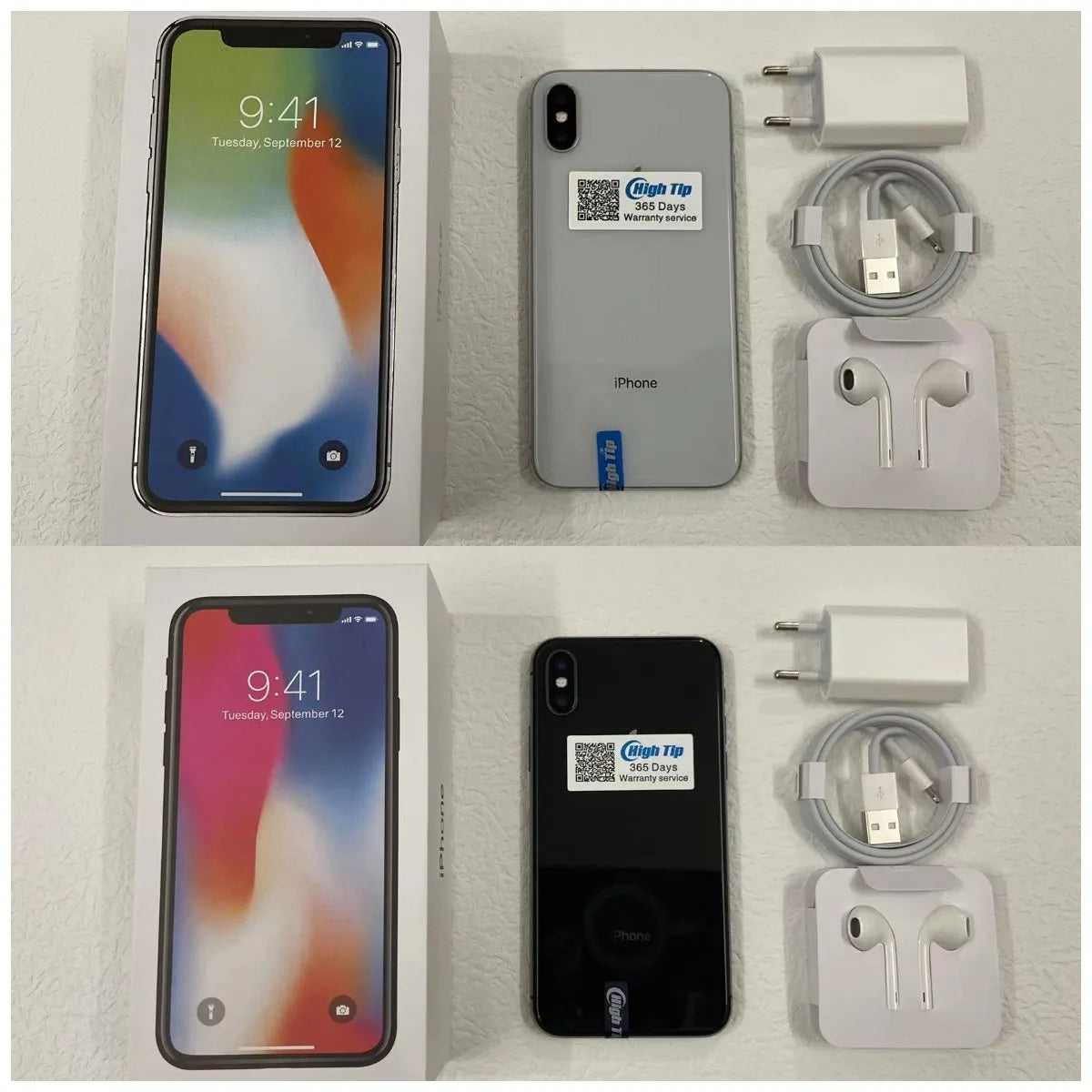 Apple iPhone X original desbloqueado, Face ID, 64 GB/256 GB de ROM, 5,8", 3 GB de RAM, 12 MP Hexa Core, iOS A11, câmera traseira dupla, 4G LTE, celular