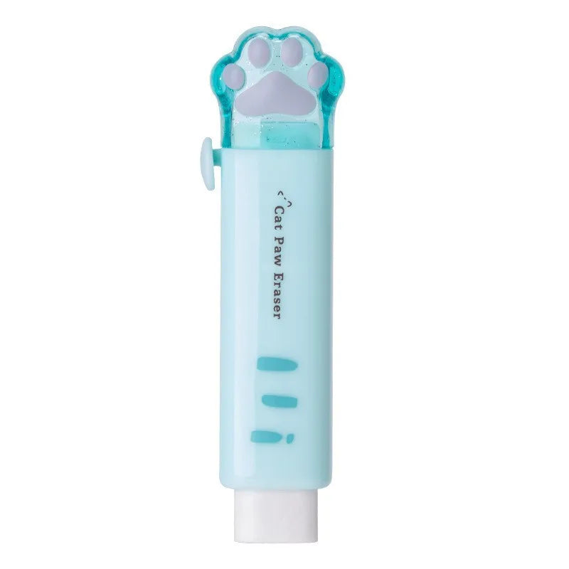 Borracha retrátil kawaii gato fofo coreano papelaria borracha desenho borrachas material escolar infantil escritório