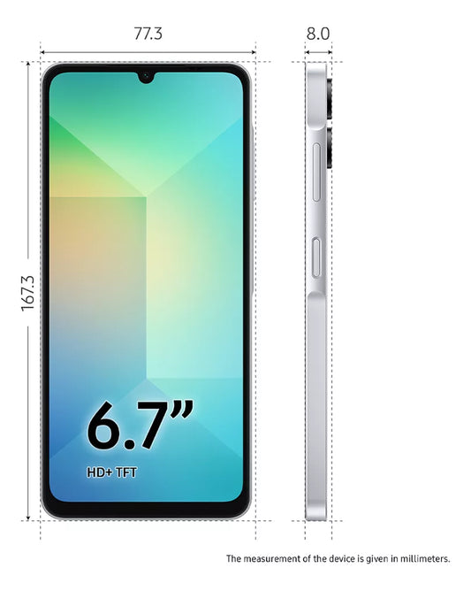 Samsung Galaxy A06 Dual SIM 128 GB branco 4 GB RAM