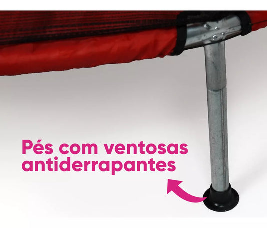 Cama Elástica Infantil Pula Pula Trampolim 1,40 M Playground Conect Brinq