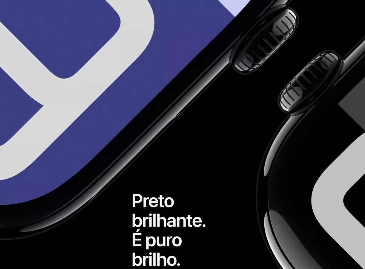 Apple Watch Series 10 GPS • Caixa preta brilhante de alumínio – 42 mm • Pulseira esportiva preta – P/M