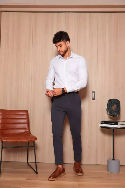 Camisa Social Masculina Slim Fit Premium Pronta Entrega