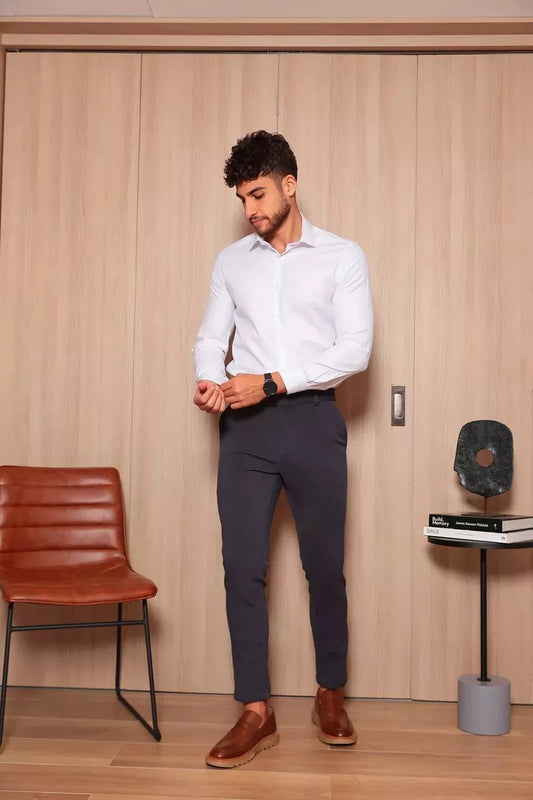 Camisa Social Masculina Slim Fit Premium Pronta Entrega