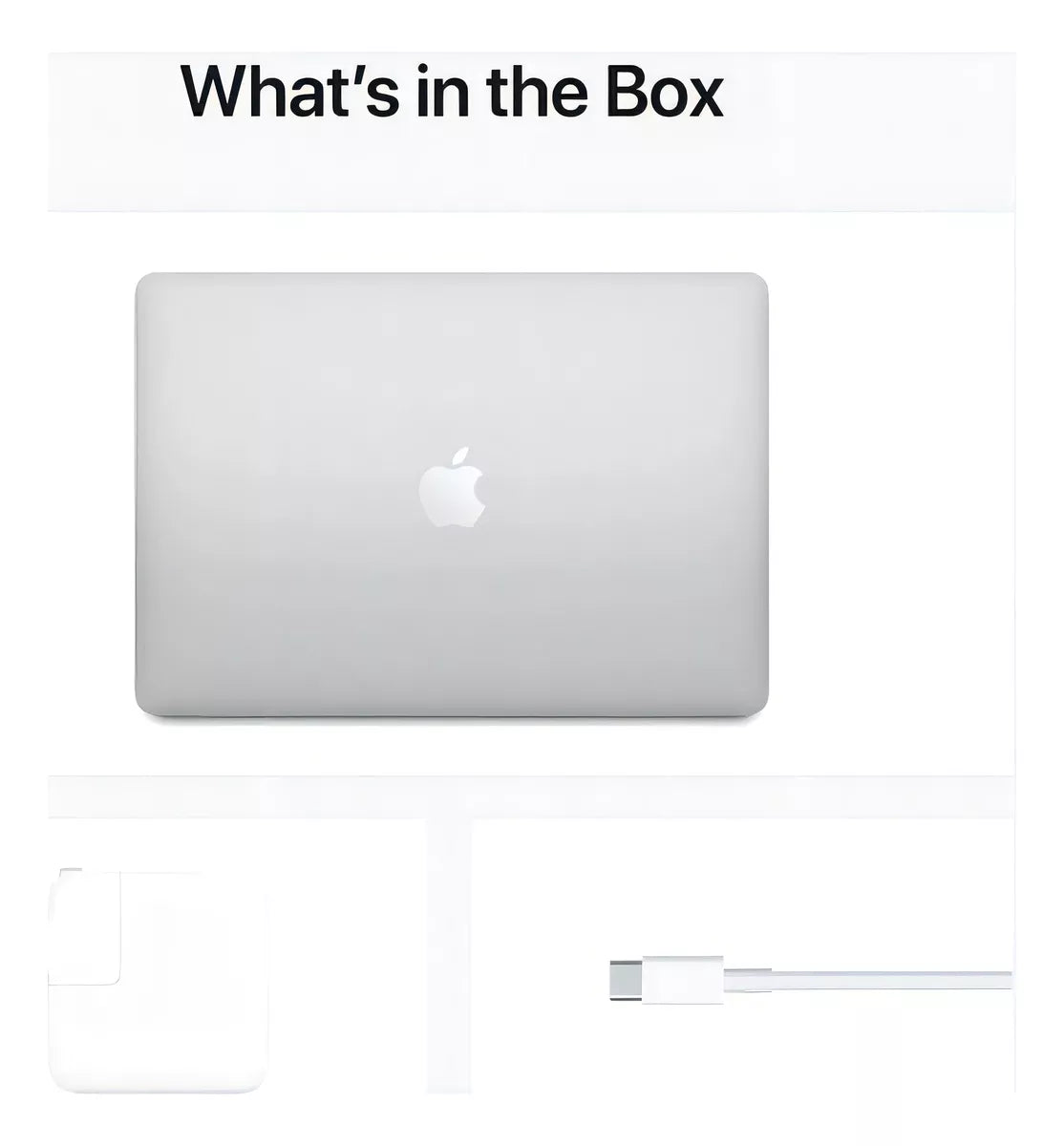 Apple MacBook Air (13 polegadas, 2020, Chip M1, 256 GB de SSD, 8 GB de RAM) - Prata