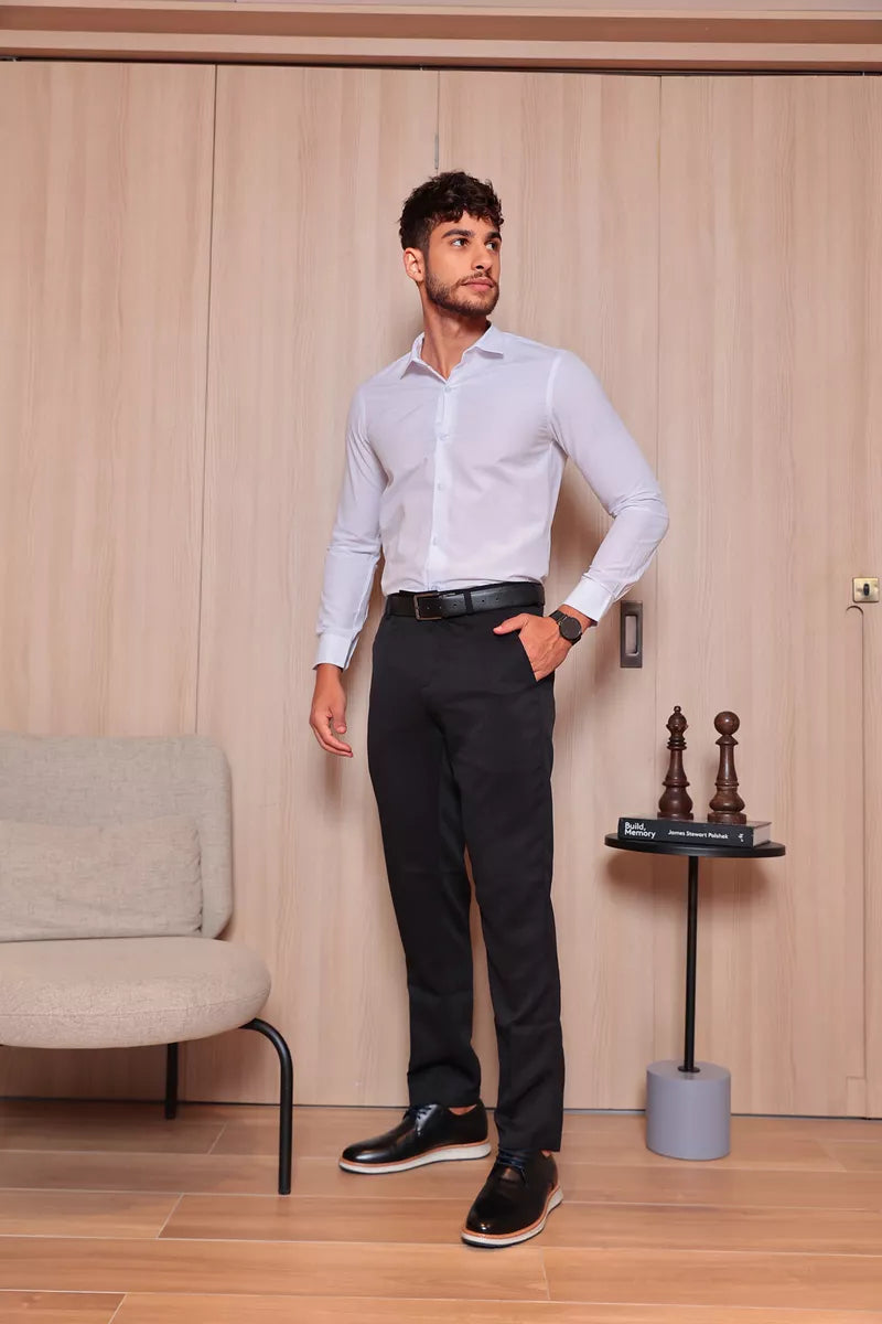 Camisa Social Masculina Slim Fit Premium Pronta Entrega