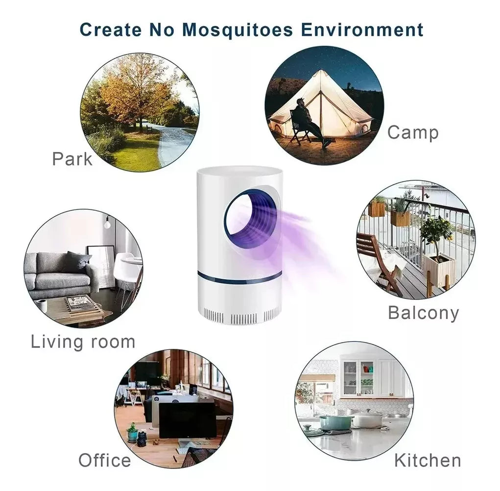 Armadilha Para Mosquitos E Insetos Mosquiteiro Elétrico Mata