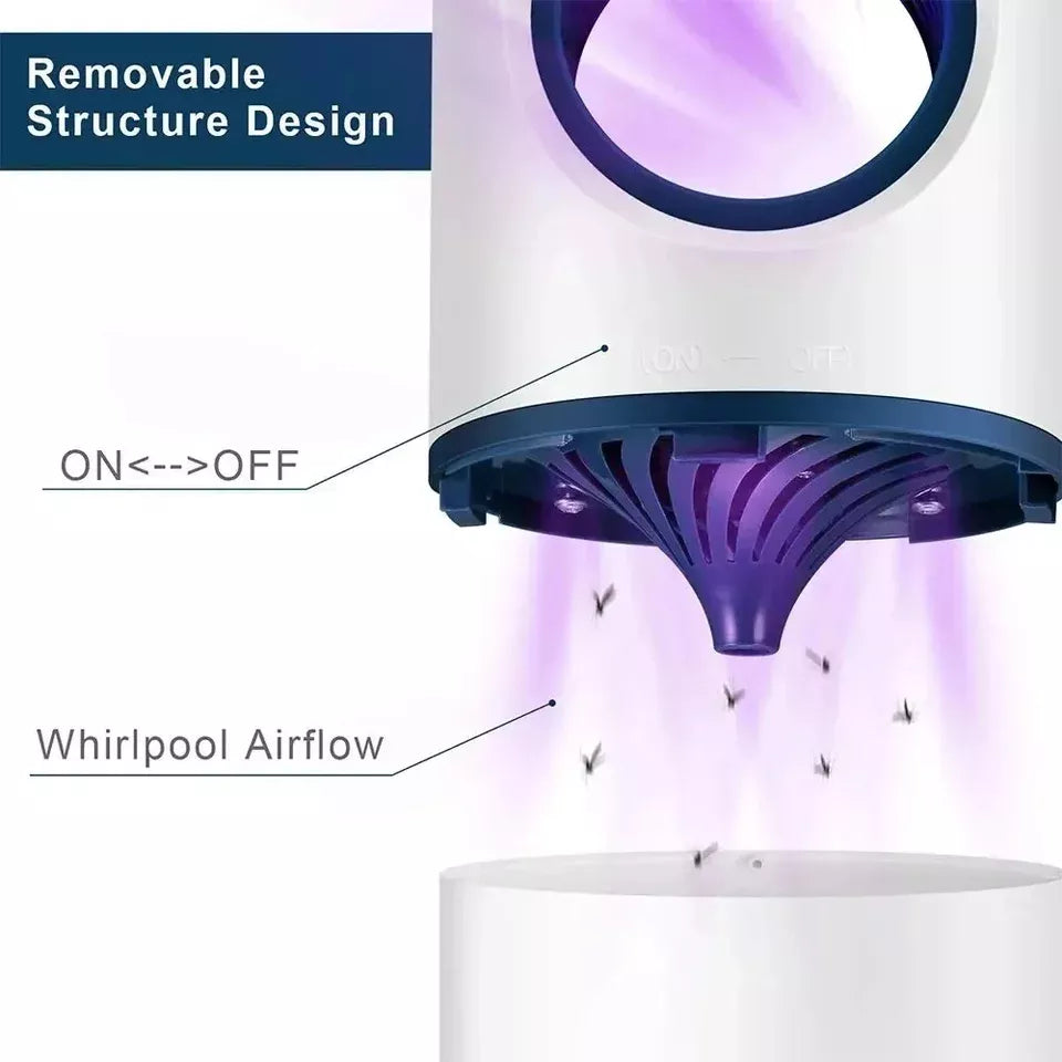 Armadilha Para Mosquitos E Insetos Mosquiteiro Elétrico Mata