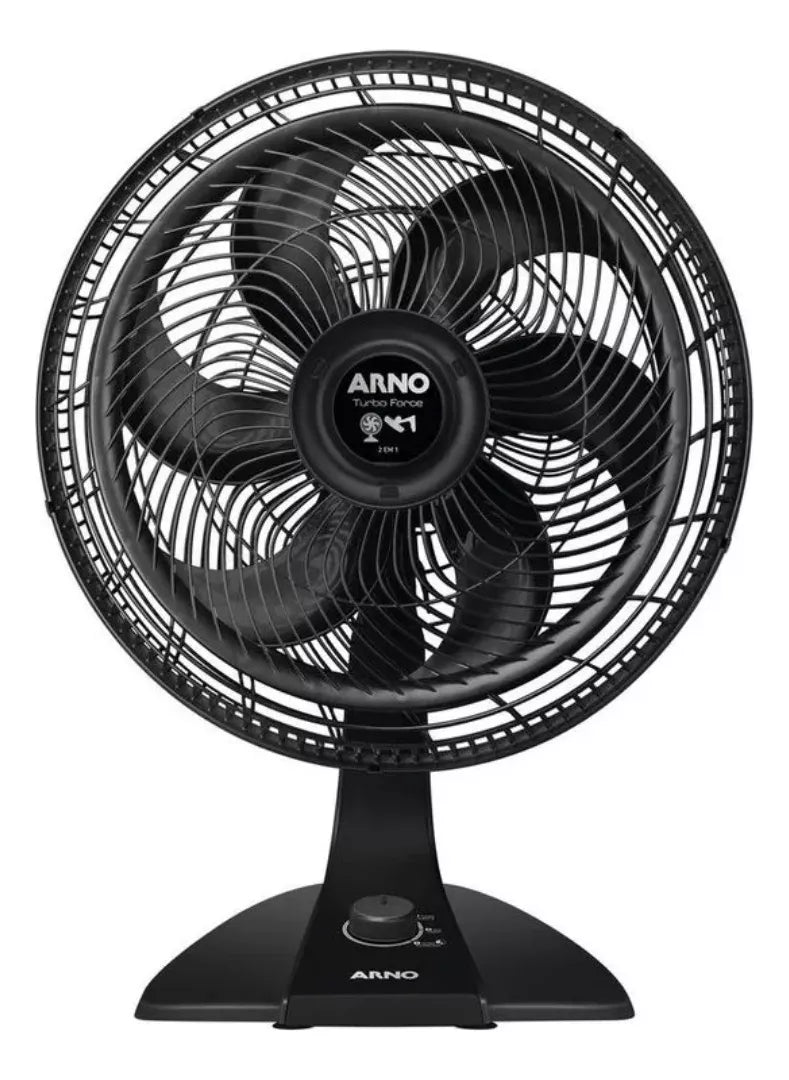 Ventilador Arno Turbo Force 2 em 1 Preto VF42