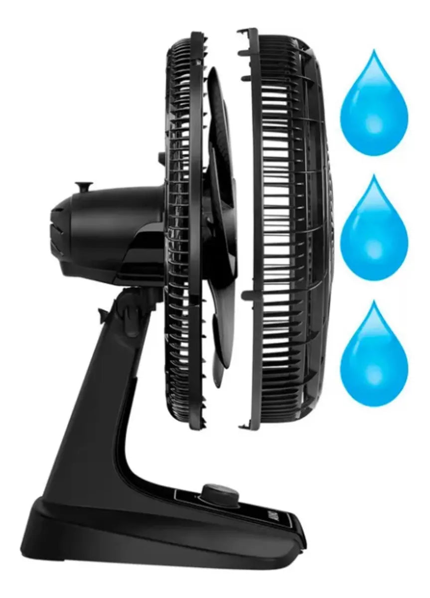 Ventilador Arno Turbo Force 2 em 1 Preto VF42