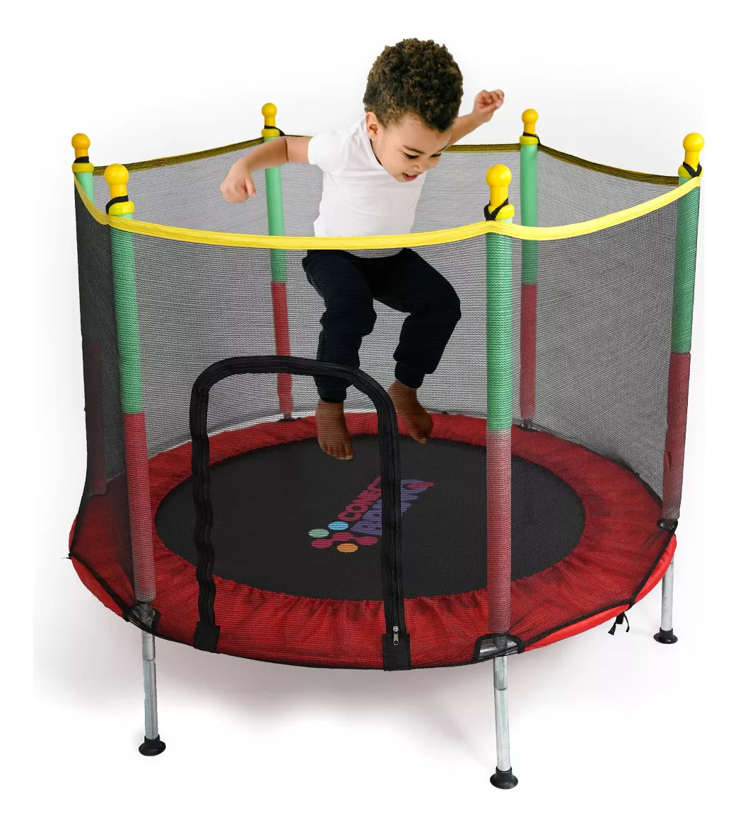 Cama Elástica Infantil Pula Pula Trampolim 1,40 M Playground Conect Brinq