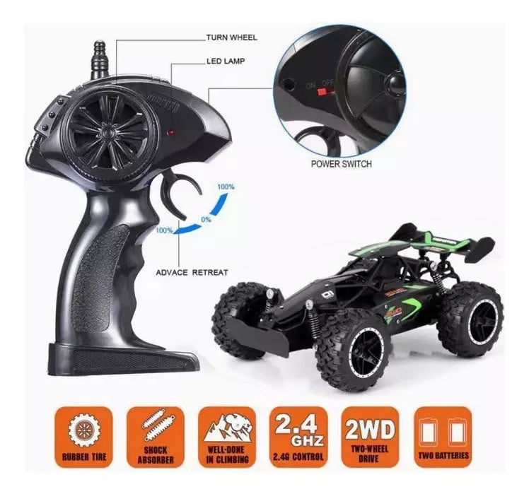 1:18 Carro De Corrida Escalada Off-road De Alta Velocidade