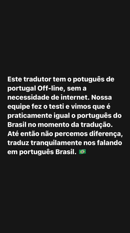 Tradutor Portátil T11 Inteligente Até 138 Idiomas Offline