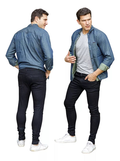Calça Jeans Masculina Original Elastano Lycra