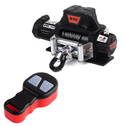 Sistema de controle remoto sem fio INJORA Metal Winch para carro de controle remoto 1:10 RC Crawler Axial SCX10 90046 TRX4 TRX6 Gen8 peças de atualização