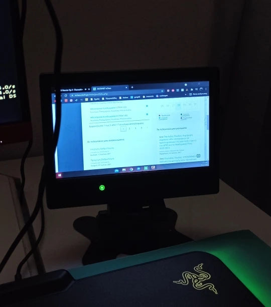 7 polegadas IPS Display Portátil HD 1024x600 Tela AV CCTV Monitor Para Raspberry Pi Compatível com HDMI VGA D-SUB Câmera de Reversão