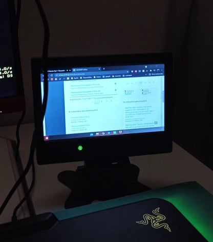 7 polegadas IPS Display Portátil HD 1024x600 Tela AV CCTV Monitor Para Raspberry Pi Compatível com HDMI VGA D-SUB Câmera de Reversão