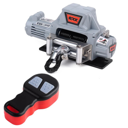Sistema de controle remoto sem fio INJORA Metal Winch para carro de controle remoto 1:10 RC Crawler Axial SCX10 90046 TRX4 TRX6 Gen8 peças de atualização