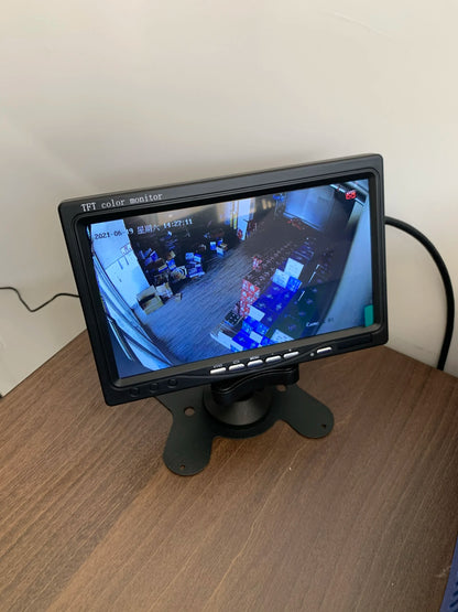 7 polegadas IPS Display Portátil HD 1024x600 Tela AV CCTV Monitor Para Raspberry Pi Compatível com HDMI VGA D-SUB Câmera de Reversão