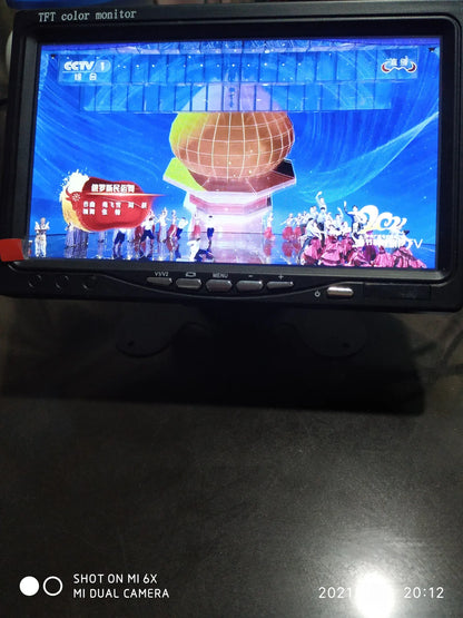 7 polegadas IPS Display Portátil HD 1024x600 Tela AV CCTV Monitor Para Raspberry Pi Compatível com HDMI VGA D-SUB Câmera de Reversão