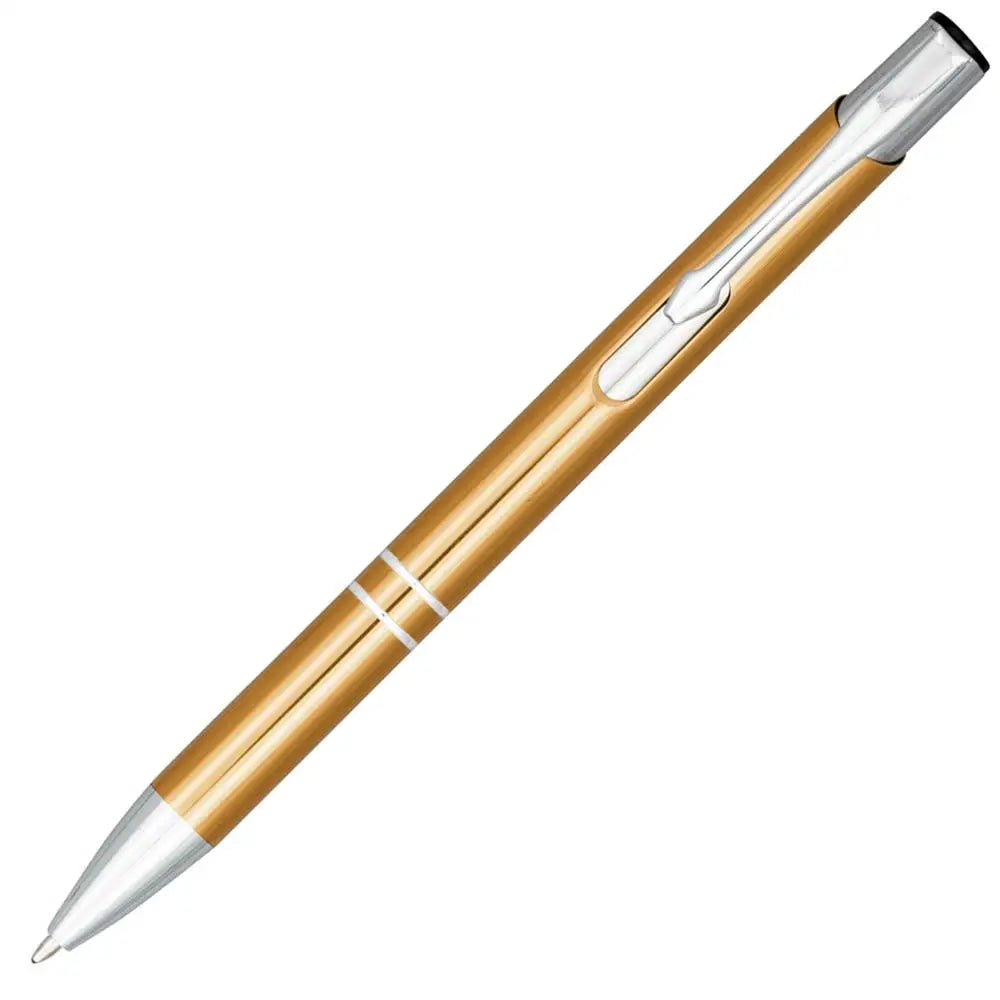 Caneta esferográfica de metal da moda, canetas esferográficas coloridas personalizadas, adicione logotipo, anuncie, brinde promocional, evento barato, brinde personalizado premium