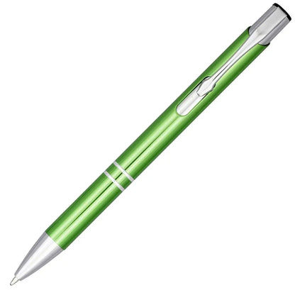 Caneta esferográfica de metal da moda, canetas esferográficas coloridas personalizadas, adicione logotipo, anuncie, brinde promocional, evento barato, brinde personalizado premium