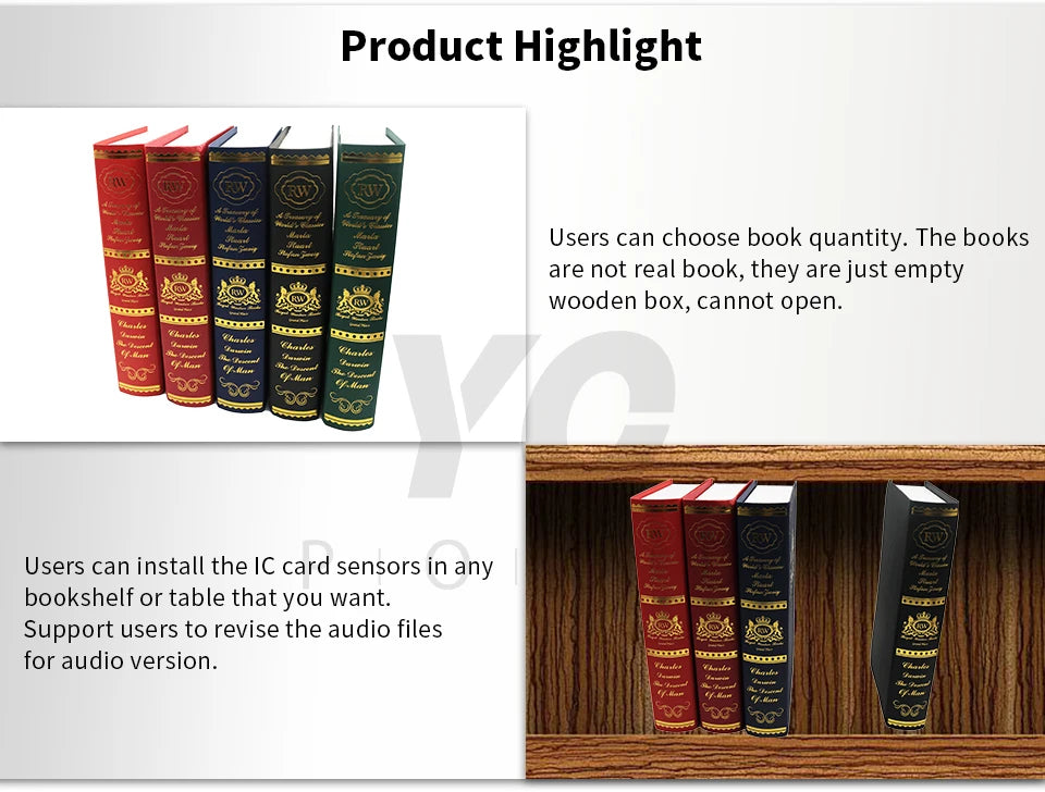 Suporte de estante para sala de escape da vida real, coloque todos os livros nos lugares corretos para desbloquear o jogo Takagism, fornecedor YOPOOD