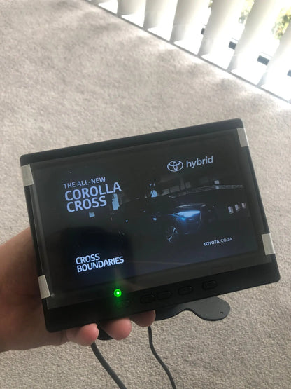 7 polegadas IPS Display Portátil HD 1024x600 Tela AV CCTV Monitor Para Raspberry Pi Compatível com HDMI VGA D-SUB Câmera de Reversão