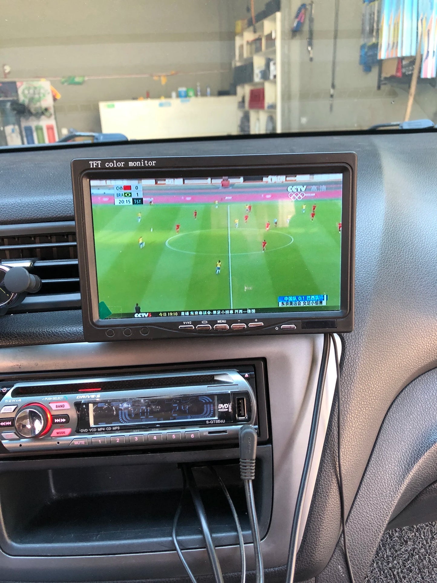 7 polegadas IPS Display Portátil HD 1024x600 Tela AV CCTV Monitor Para Raspberry Pi Compatível com HDMI VGA D-SUB Câmera de Reversão