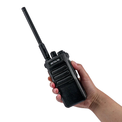Retevis RT86 Walkie Talkie Rádio bidirecional profissional Walkie Talkie de longo alcance Rádio de comunicação UHF para negócios ao ar livre