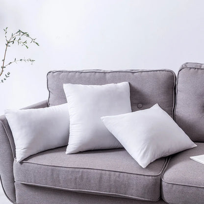 Almofada de encosto rebatível branca padrão, núcleo de almofada para sofá, assento de carro, decoração de interiores para casa, almofadas 30x30/40x40/45x45/60x80cm