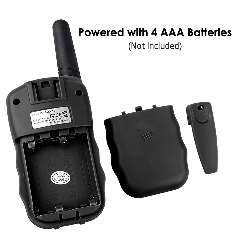 Walkie Talkie portátil 2 peças, walkie talkie infantil de 3 km, mini brinquedo, walkie talkie, brinquedos para crianças, presente de aniversário