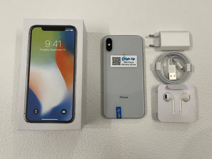 Apple iPhone X original desbloqueado, Face ID, 64 GB/256 GB de ROM, 5,8", 3 GB de RAM, 12 MP Hexa Core, iOS A11, câmera traseira dupla, 4G LTE, celular