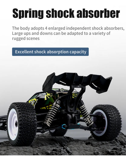 1:16 70 km/h ou 50 km/h 4WD RC Carro com controle remoto LED Carros de alta velocidade Drift Monster 4x4 Truck para crianças vs Wltoys 144001 Brinquedos