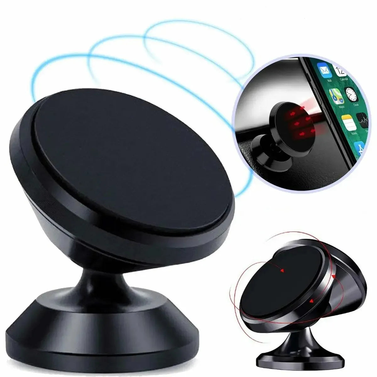 Suporte magnético para celular no carro, suporte magnético para painel de carro, suporte para celular na parede, para iPhone, Samsung, Xiaomi