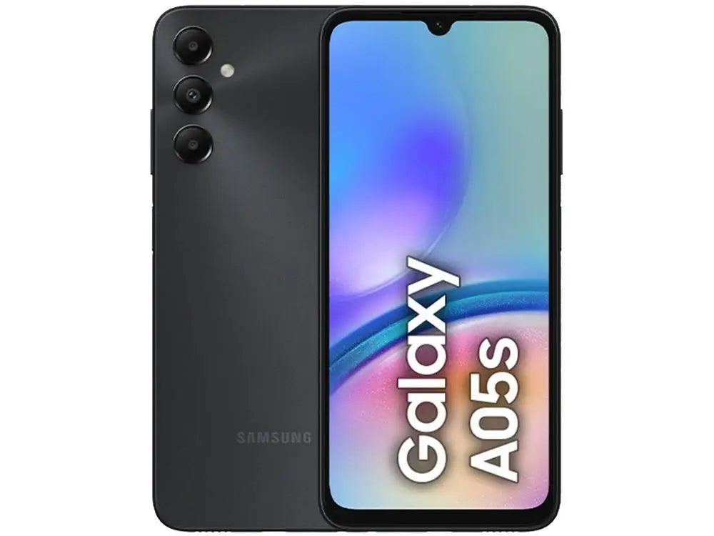 Smartphone Samsung Galaxy A05s 6,7" 128GB Preto 6GB RAM Câmera Tripla 50MP + Selfie 8MP Bateria 5000mAh Dual Chip