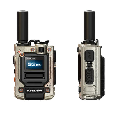 Walkie-talkie KaYoTom M08, longo alcance de 5000 km, rádio de rede 4G LTE POC, cartão SIM, walkie-talkie, rádio bidirecional