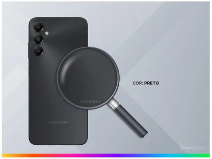 Smartphone Samsung Galaxy A05s 6,7" 128GB Preto 6GB RAM Câmera Tripla 50MP + Selfie 8MP Bateria 5000mAh Dual Chip