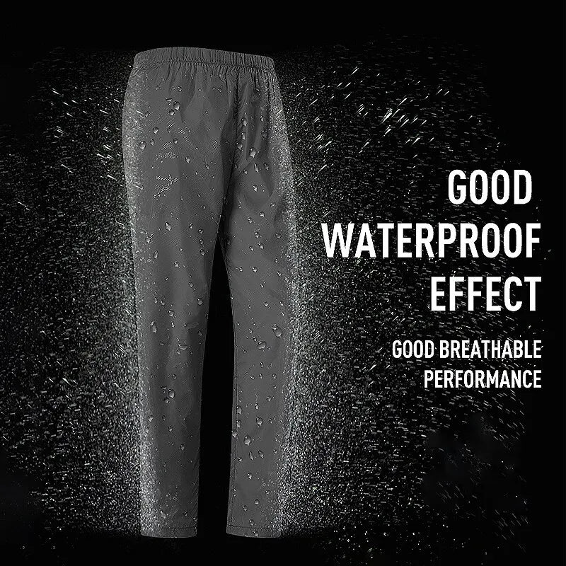 Calça de caminhada feminina e masculina LNGXO, calça impermeável para áreas externas, unissex, escalada, acampamento, esportes, secagem rápida, montanha, chuva, anti UV