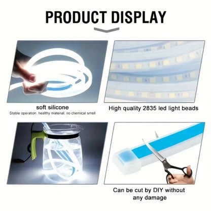 1 peça fita de LED dinâmica para capô de carro, guia universal para capô do motor, barra de luz decorativa, faróis automotivos, luz de circulação