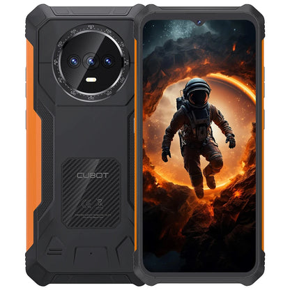 Smartphone Android ultrafino e robusto Cubot KingKong ES, 16 GB de RAM (6 GB + 10 GB), 128 GB de ROM, tela de 6,56" e 90 Hz, câmera de 48 MP, telefone 4G